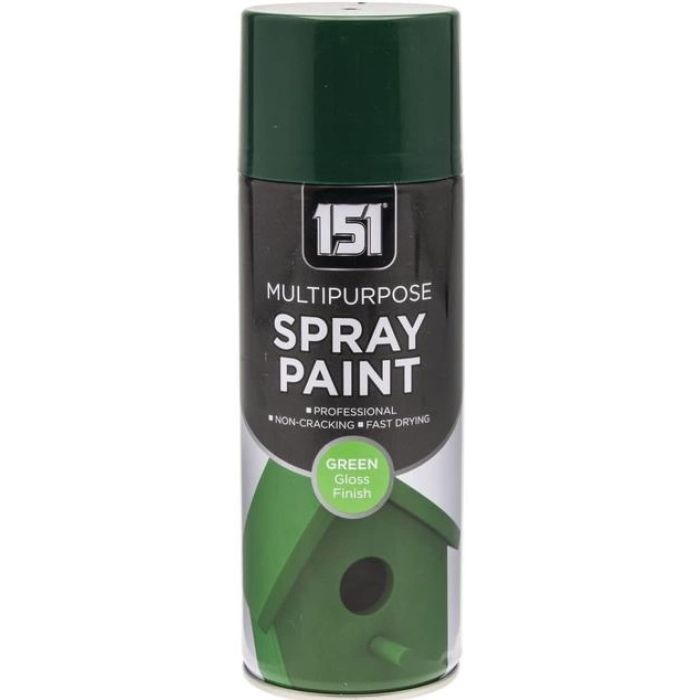 151 Multi-Purpose Spray Paint Green Gloss 400ml