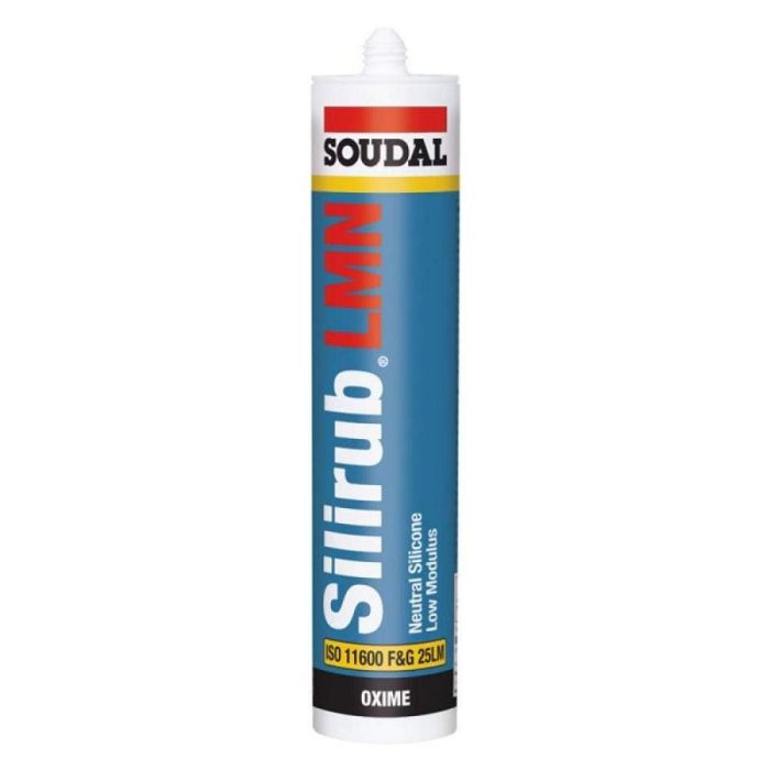 Soudal Silirub 2 Silicone Sealant Brilliant White 300ml