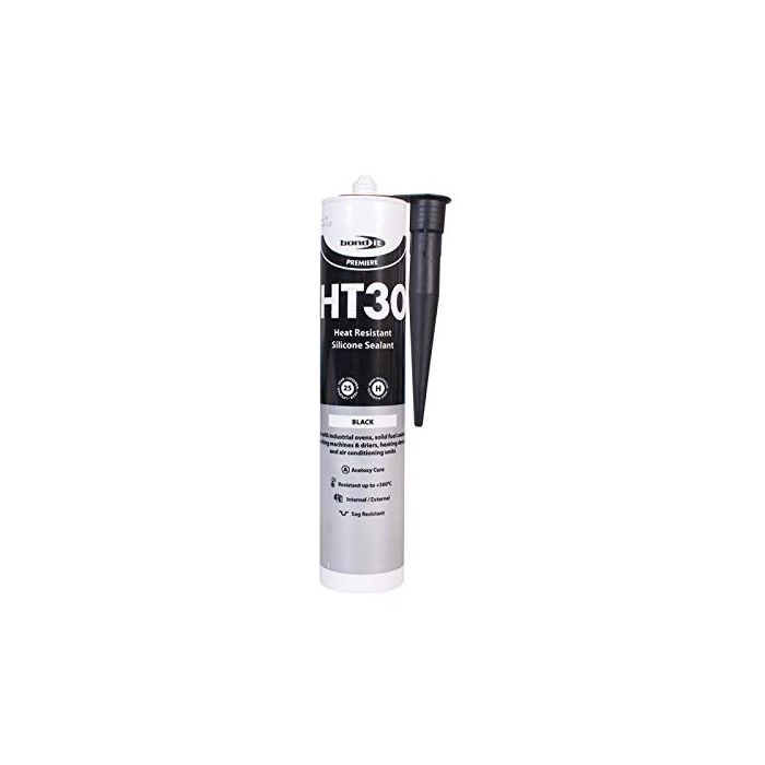 Bond IT HT30 Heat Resistant Silicone Black 310ml