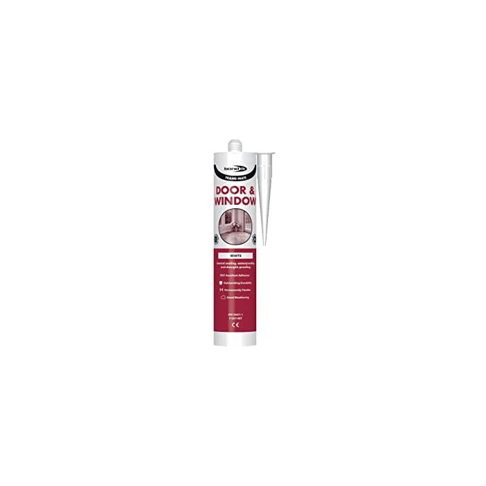 Bond it Frame Mate Door & Window Silicone Sealant White EU3 310ml