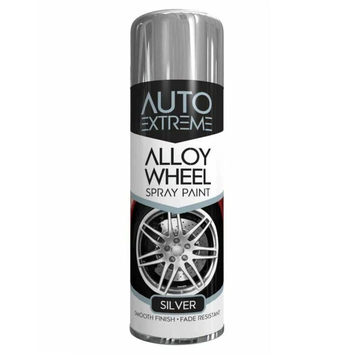 Rapide Auto Extreme Spray Paint Silver Wheel 400ml