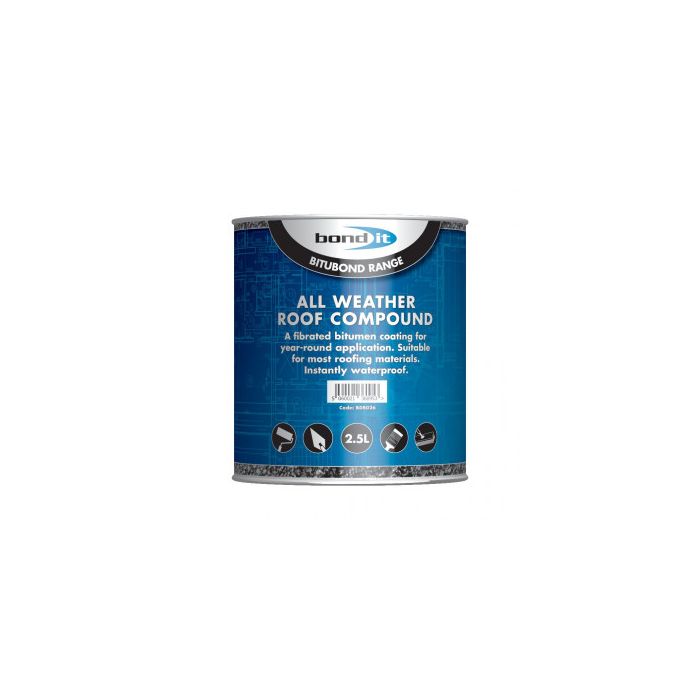 Bond-It All weather roofing compound waterproof 2.5 Litre