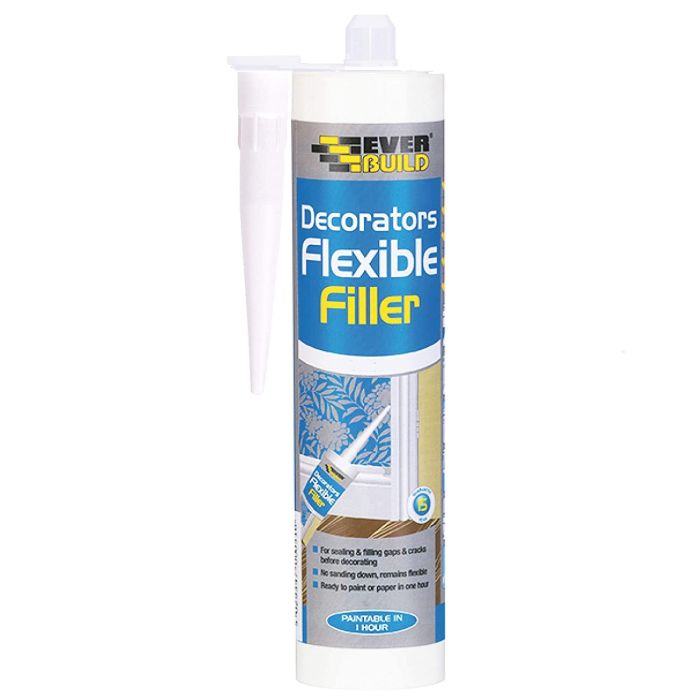 Everbuild Flexible Decorators Filler White 290ml