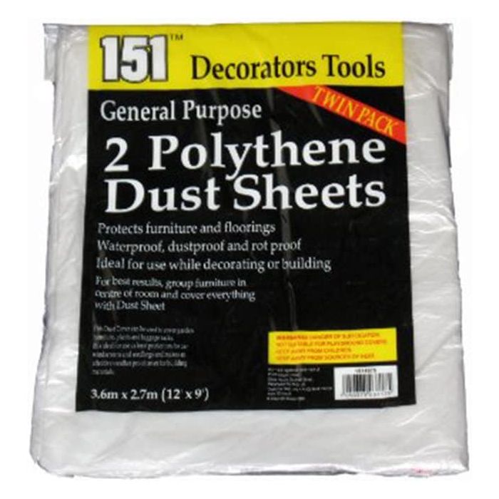 151 2 Polythene Dust Sheets