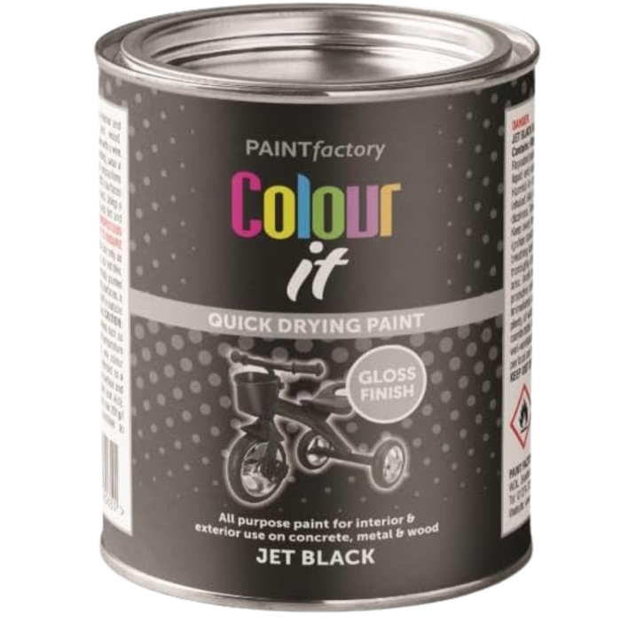Paint Factory Colour IT Gloss Jet Black 300 ML