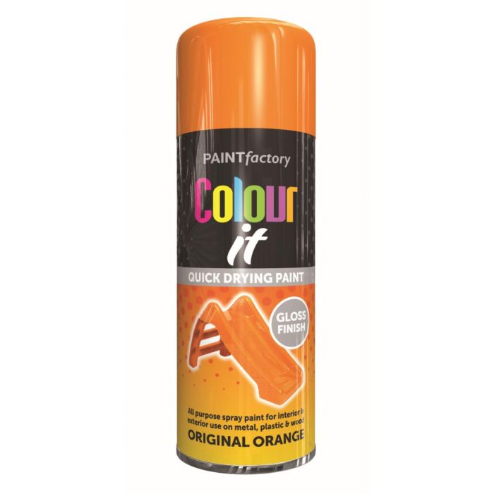 Paint Factory All Purpose Orange Gloss 400ml
