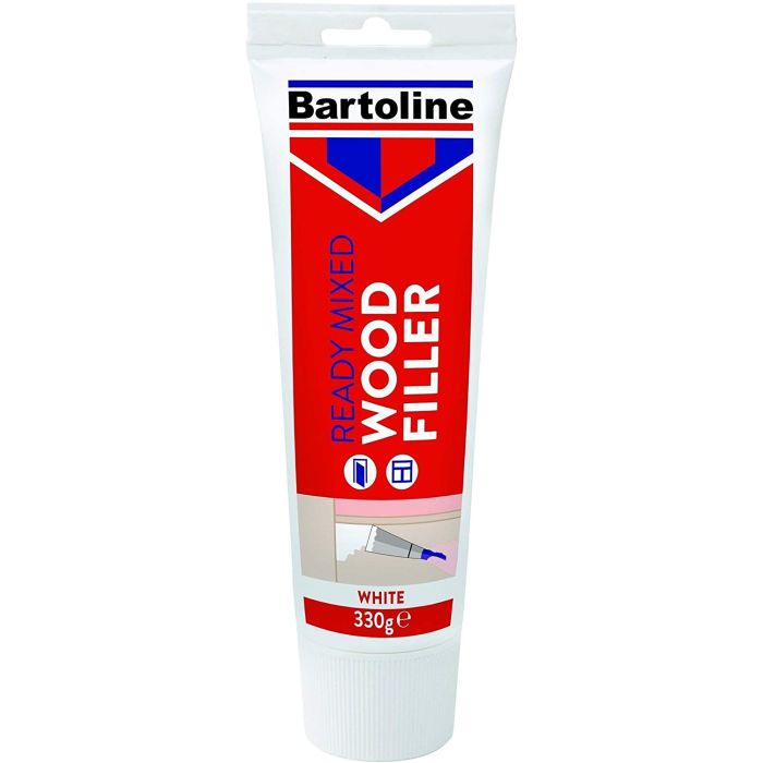 Bartoline Ready Mixed Wood Filler Tube White 330g