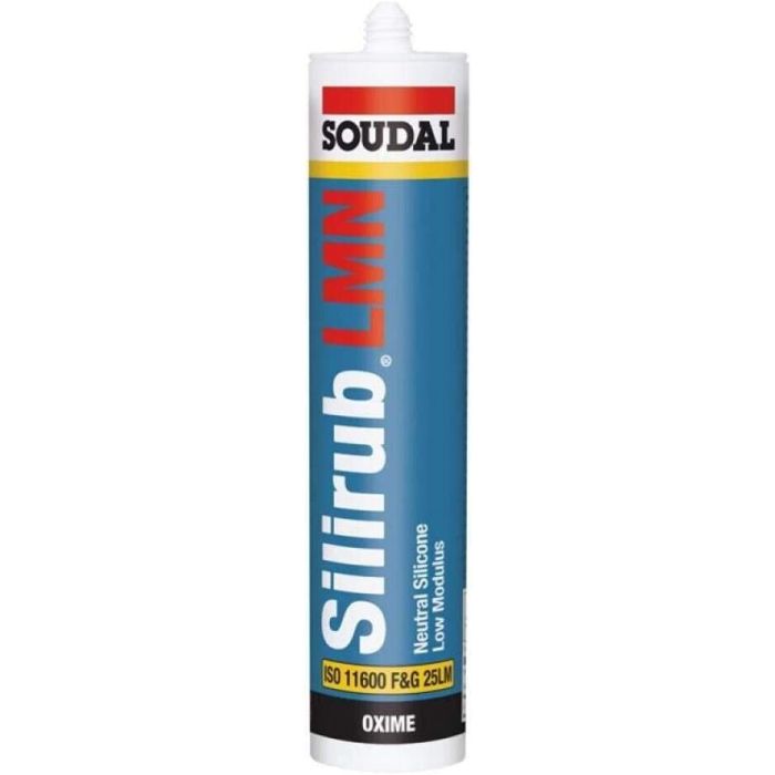 Soudal Silirub LMN Neutral Silicone 300ml White