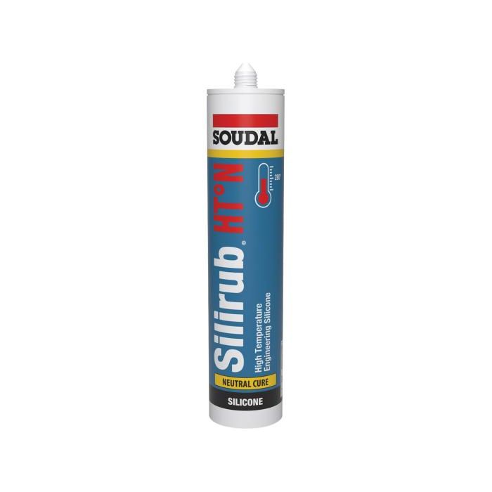 Soudal Silirub Ht-N Black 310ml