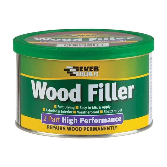 Everbuild 2-Part High Performance Wood Filler White 500 g