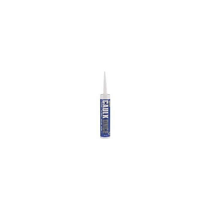 Everbuild Caulk Once Premium Quality Acrylic Caulk White 380 ml