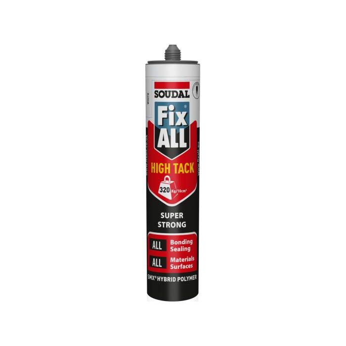 Soudal Fix All White High Tack Sealant Glue