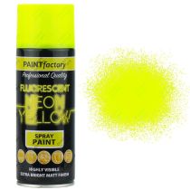 Paint Factory All Purpose Neon Yellow Spray Can 400 ml