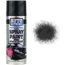 Rapide Auto Extreme All Purpose Spray Paint Can Black 250ml