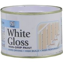 151 Non-Drip Paint Hard Drying High Build Coatings White Gloss 180ml