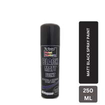Paint Factory Black Matt Interior &amp; Exterior Spray Paint 250ML