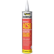 Everbuild AC50 High Strength Acoustic Sealant & Adhesive 380ml - White