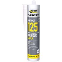 Everbuild Everflex 125 One Hour Caulk White 300ml