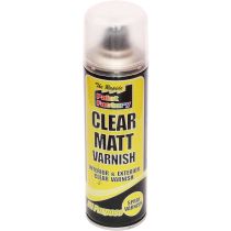 Paint Factory Clear Matt Varnish Spray Can 250ml