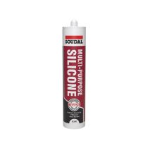 Soudal Multi Purpose Silicone Sealant Clear 270ml