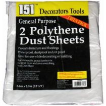 151 2 Polythene Dust Sheets