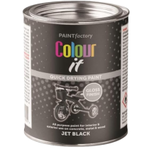 Paint Factory Colour IT Gloss Jet Black 300 ML