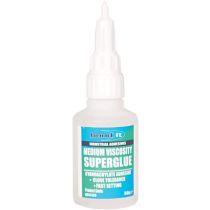 Bond It Medium Viscosity Super Glue Adhesive Clear 50g