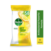 Dettol Biodegradable Antibacterial Cleaning Wipes 50 Wipes Pack