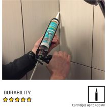 Everbuild Power Pro Heavy Duty Sealant Applicator Gun (Black)