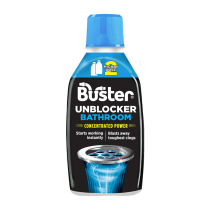 Buster Bathroom Drain Unblocker Clears Sinks Fast & Safe 600ml