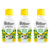 Buster Plughole Sanitiser Gel Drain Cleaner & Deodoriser 300ML - Pack of 3