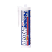 Everbuild Forever White Anti-Mould Waterproof Sealant 295ML - Pack Of 2