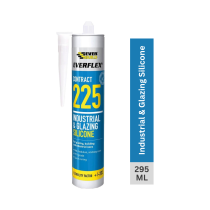 Everbuild 225 Contract Industrial Glazing Silicone Sealant 295ML
