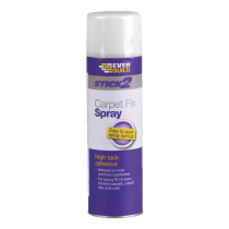 Everbuild Stick2 Carpet Fix Spray Adhesive Foaming Formula 500ml - Pack of 6