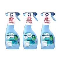 Febreze Antibacterial Fabric Spray Fresh Linen Scent – 500ml - Pack of 3