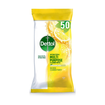 Dettol Biodegradable Antibacterial Cleaning Wipes 50 Wipes Pack