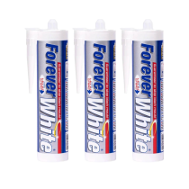 Everbuild Forever White Anti-Mould Waterproof Sealant 295ML - Pack Of 3