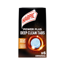 Harpic Power Plus Toilet Deep Clean Limescale 6 Tablets - Pack Of 6