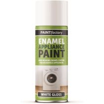 Paint Factory Enamel Appliance Spray Paint Gloss White 400 ML