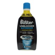 Buster Bathroom Drain Unblocker Clears Blockages Fast 900ml