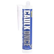 Everbuild Caulk Once Premium Quality Acrylic Caulk White 380 ml